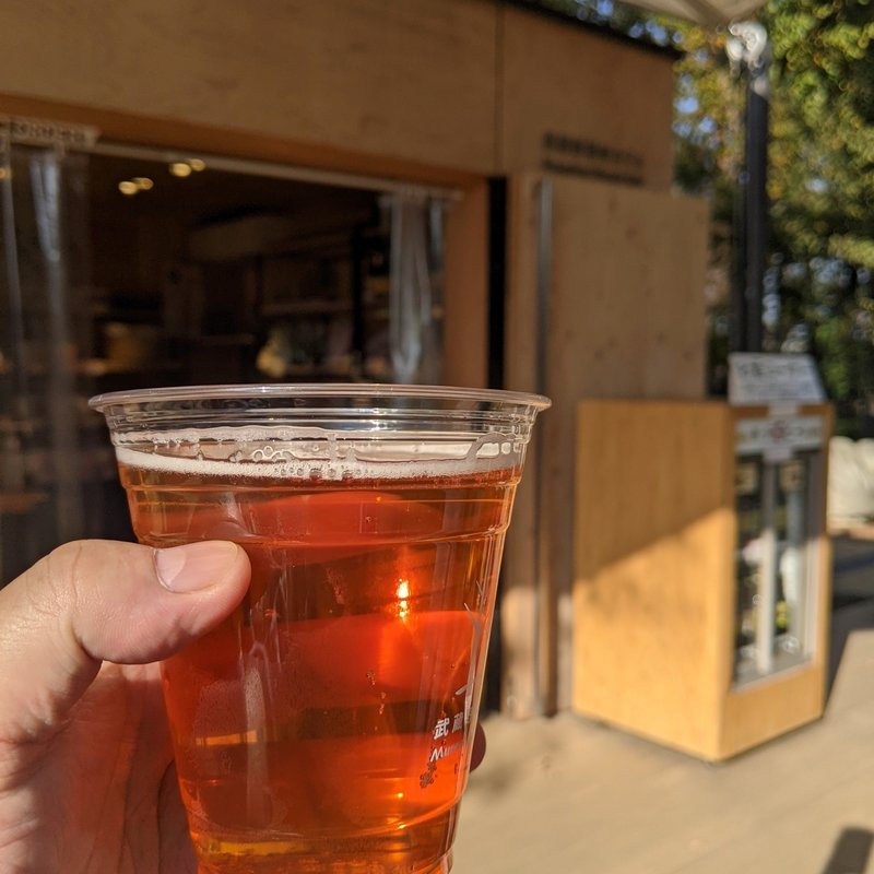 所沢ビール　野老ゴールデン(武蔵野樹林カフェ)