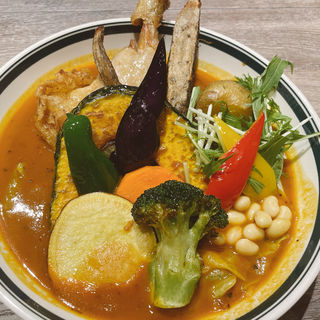 チキンと野菜(Rojiura Curry SAMURAI. グランフロント大阪)