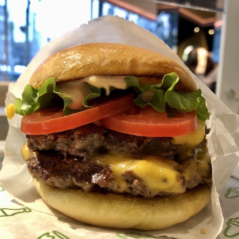 ShackBurger ダブル(シェイクシャック 恵比寿)