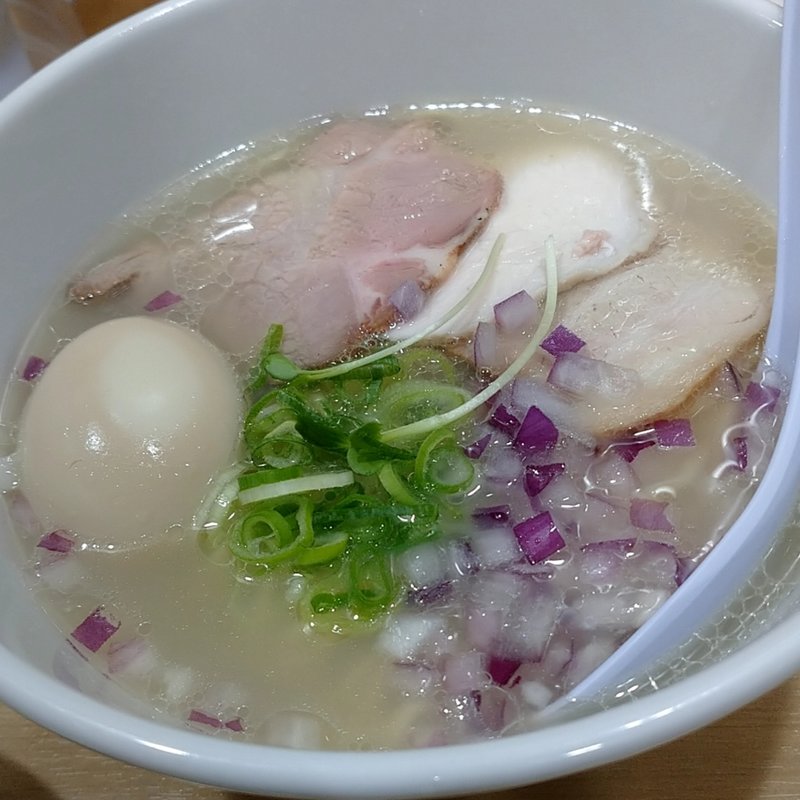 味玉中華そば　塩(貝麺みかわ)