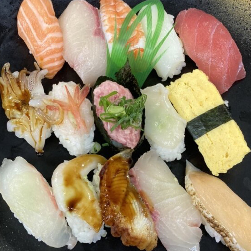 すし15貫セット(一作鮨)