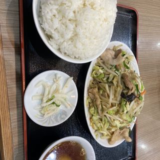 肉野菜炒め定食(珍来四街道店)