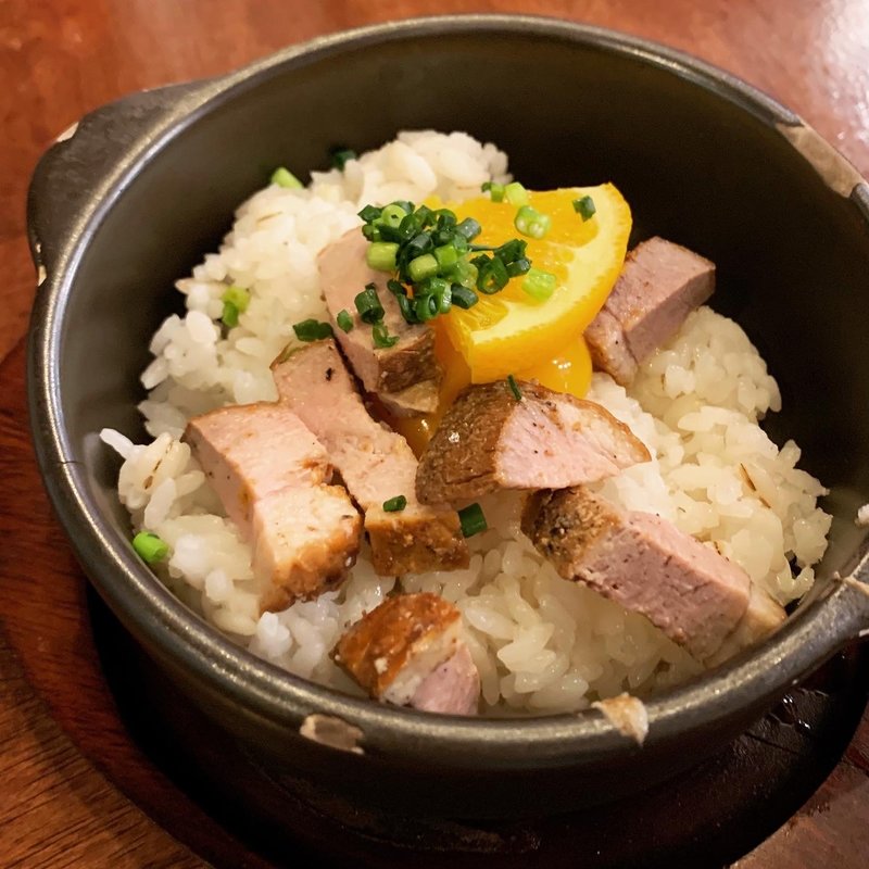 限定　スモーク鴨リゾット(海老丸らーめん)