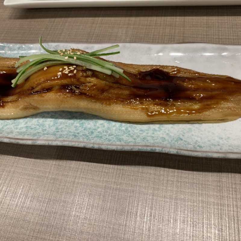 元祖穴子1本(梅丘 寿司の美登利 渋谷店)