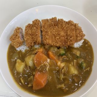 カツカレー温野菜(松家カレー )