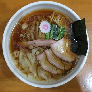 ワンタン麺(醤油](とら食堂 松戸分店 )