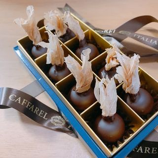 ゴールデンベリーチョコレート(カファレル 神戸北野本店 （Caffarel Cioccolate）)