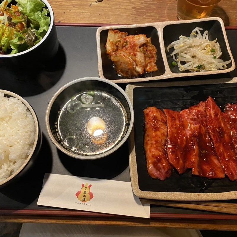 焼肉ランチ(焼肉陽山道 上野広小路店)