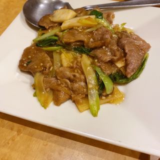 和牛ときのこのオイスターソース炒め(中国料理 円山飯店 （マルヤマハンテン）)