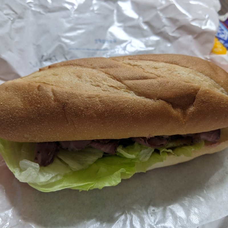 贅沢ミラノサンド　炭焼きローストビーフ　ダブル(ドトールコーヒーショップ 本郷台店)