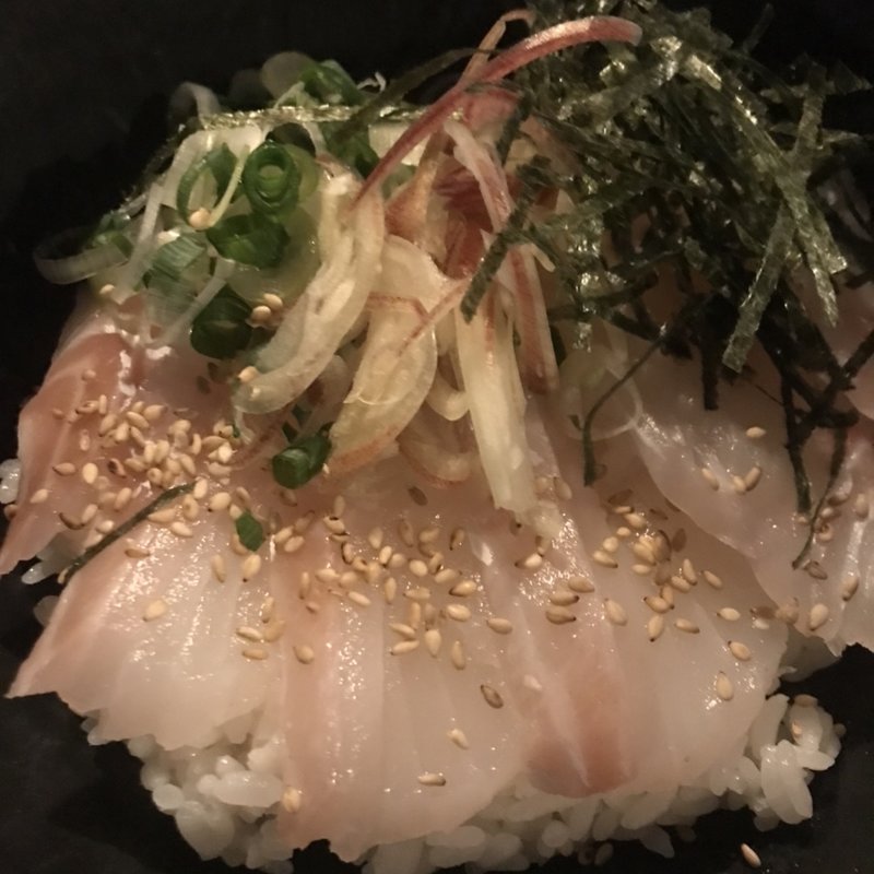 鯛茶漬け(鹿児島料理　溶岩焼てげ)