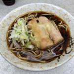 ソーセージそば(柳屋そば店)