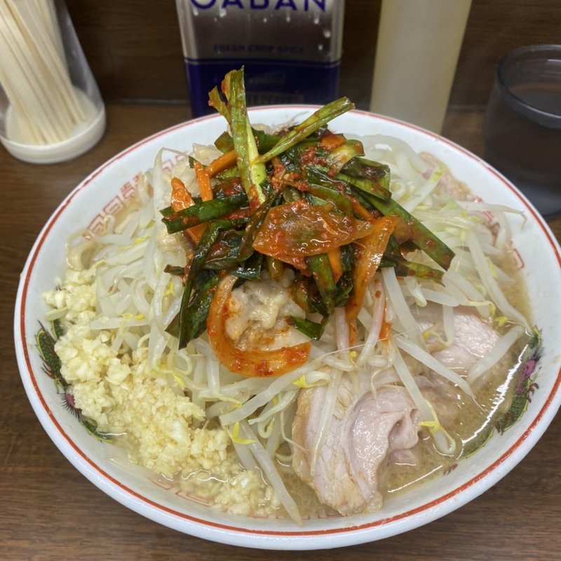 小豚＋ニラキムチ(ラーメン二郎 横浜関内店)