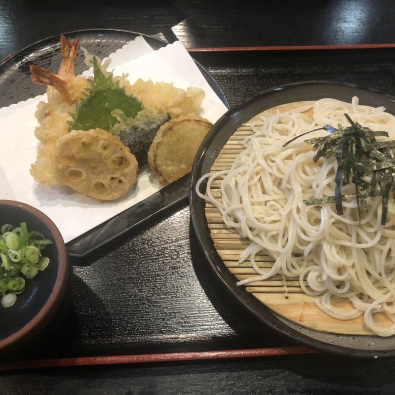 天ざるそば　大盛(そば処かどの)