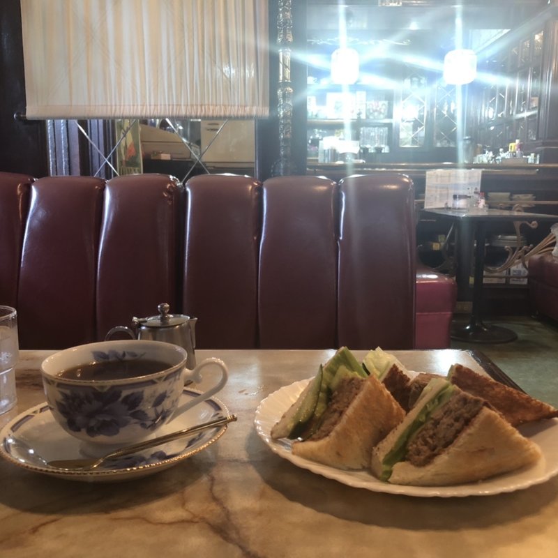 ハンバーグサンド(珈論琲亜)