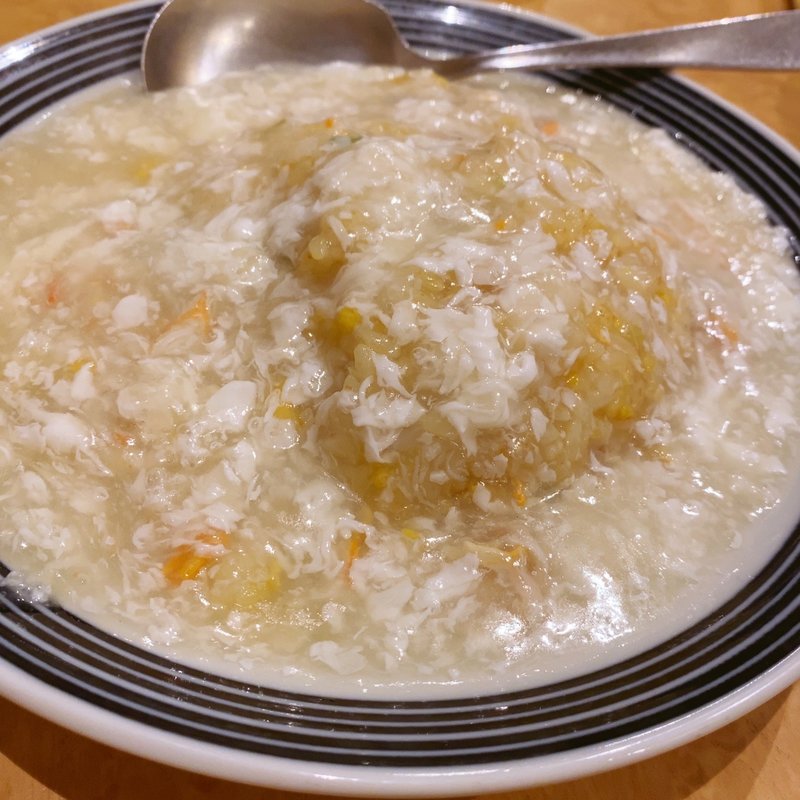 ズワイ蟹身入りあんかけ炒飯(円山飯店 神戸三宮店)