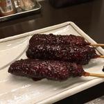 串カツセット(串カツ2本とご飯)(博多とんこつ 豚の足跡)
