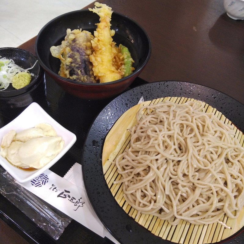 天丼ランチセット(そば正五郎 道の駅分店)
