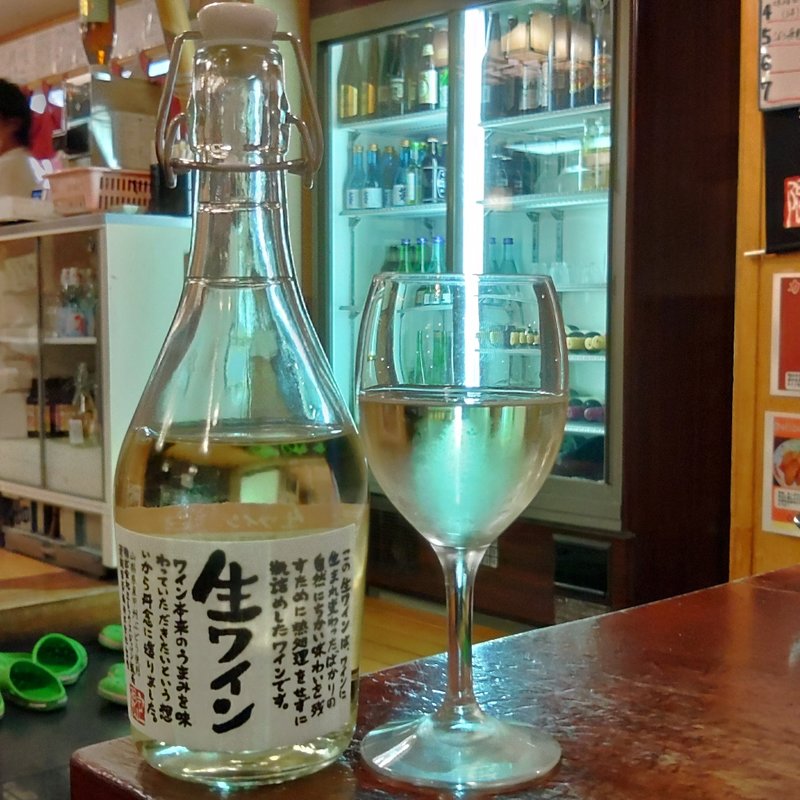 生ワイン白(甲州ほうとう小作　甲府駅前店)