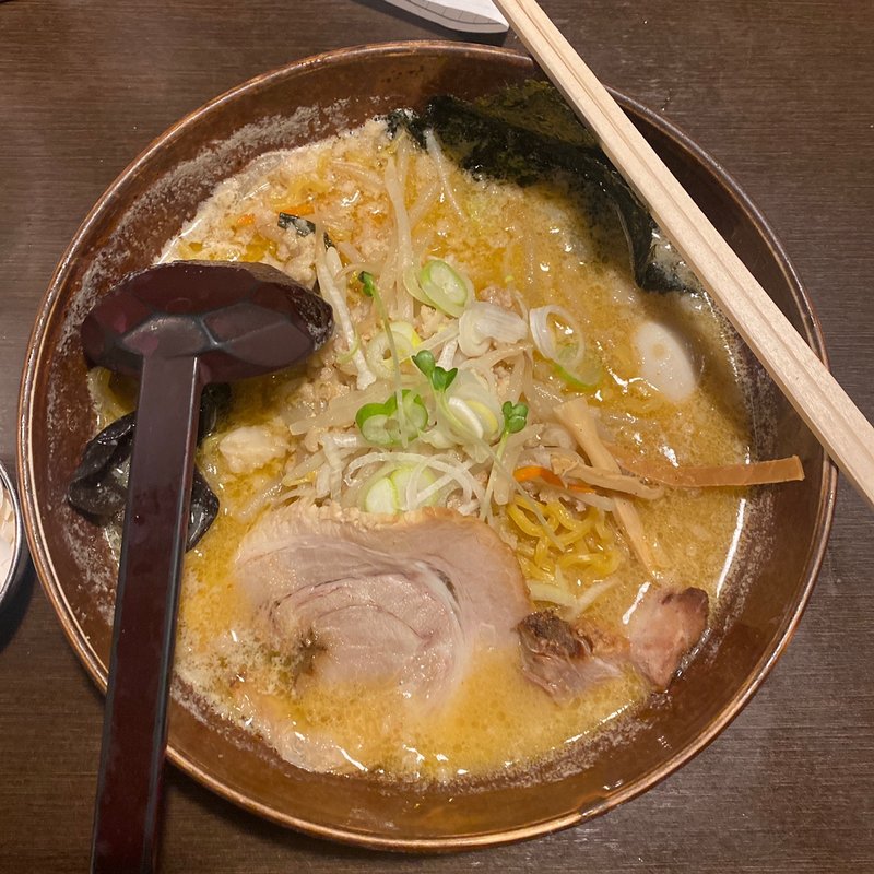 みそラーメン(白樺山荘 札幌ら～めん共和国店 （しらかばさんそう）)