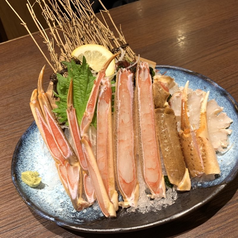 生ズワイガニのお刺身(シーフード メヒコ 浅草店 （Seafoodメヒコ　【旧店名】浅草洋食）)