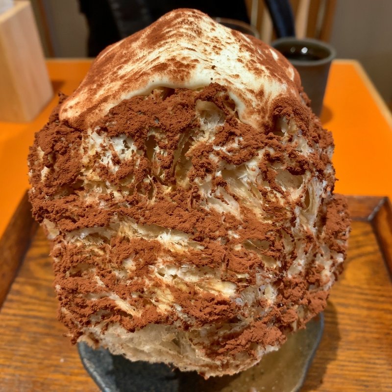 ティラミスのかき氷(天ノ屋 下北沢本店)