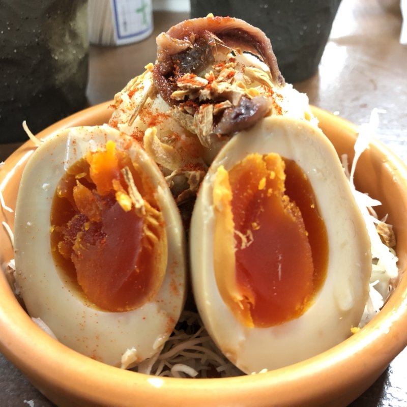 アンチョビ煮玉子ポテトサラダ(大衆食堂スタンドそのだ五反田店)