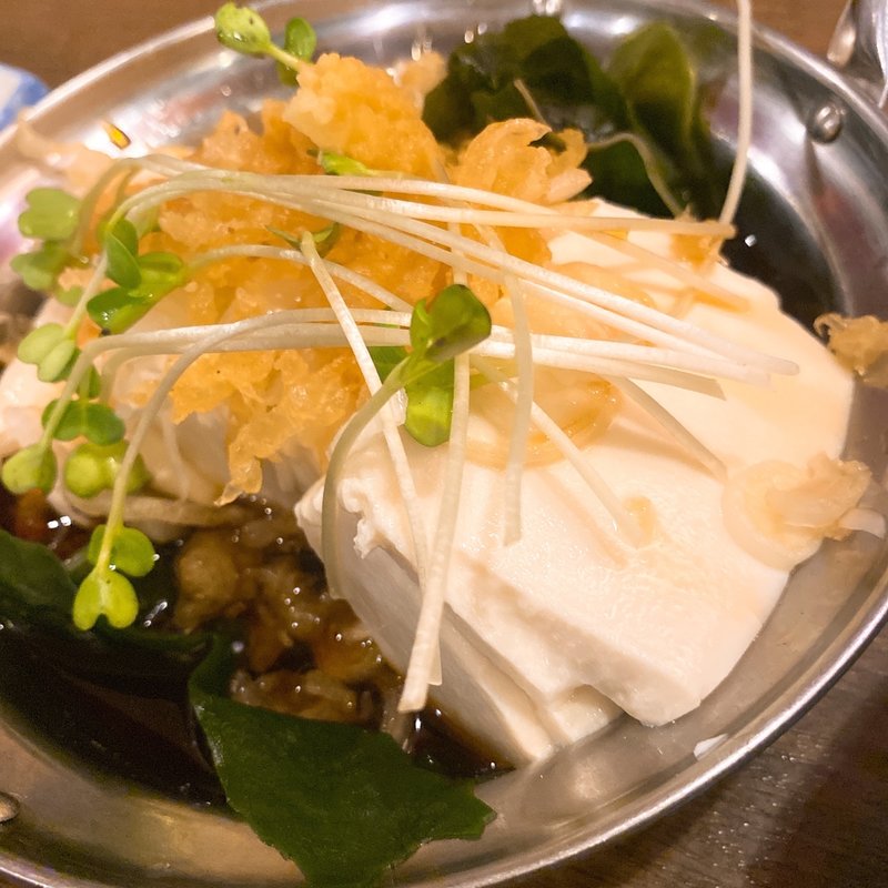 たぬき冷奴(北池袋 長寿庵 )