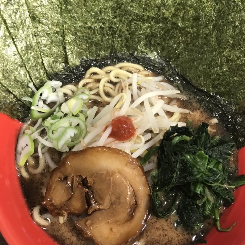 豚骨みそ海苔トッピング(松壱家　FC甲府)