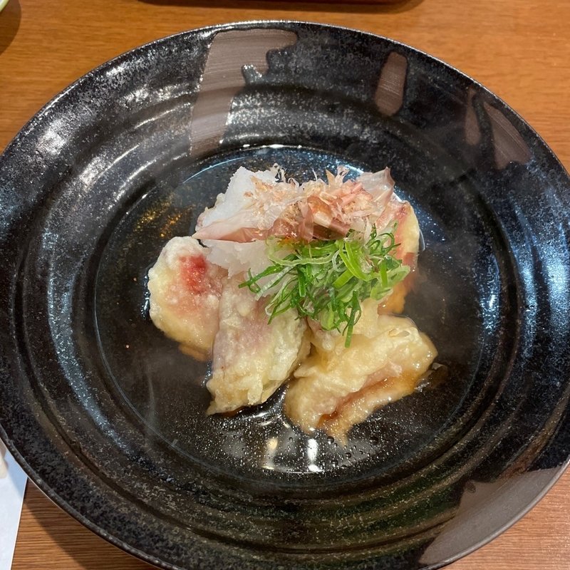 無花果の天ぷら(祇園ほそみ )