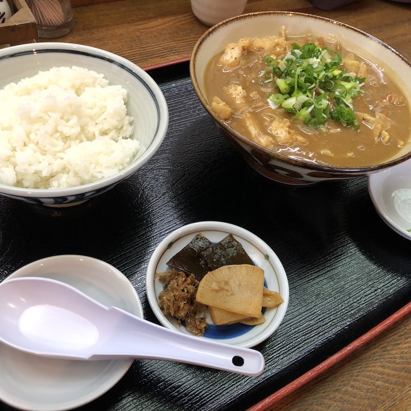 カレーうどん定食(入屋うどん )
