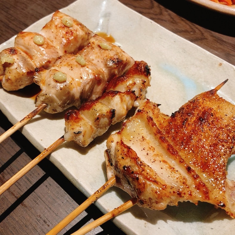 ささみわさび、ぼんじり、手羽先(いいかげんや 並木通り店 )