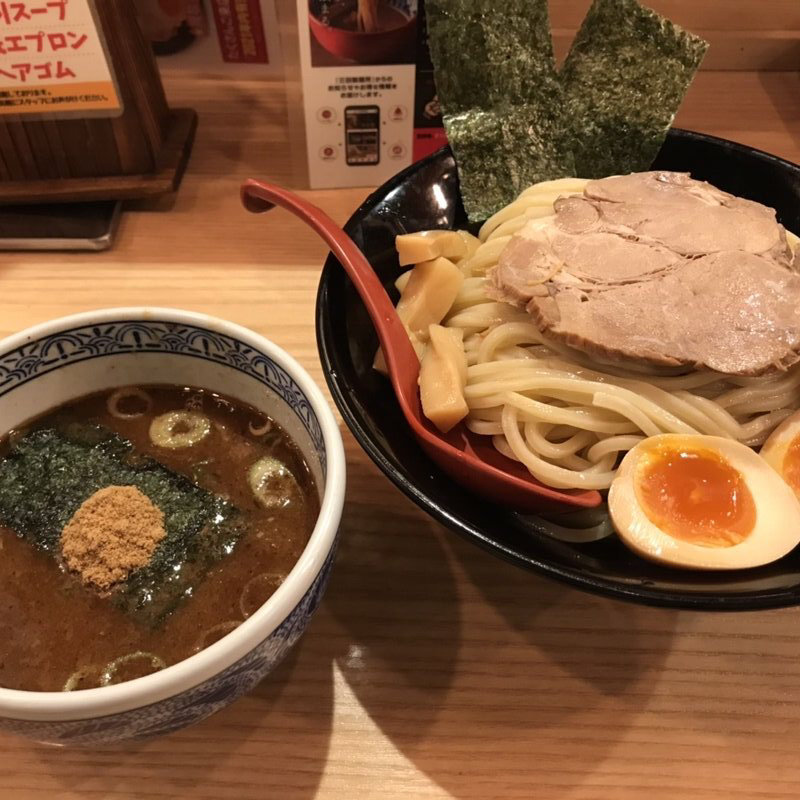 濃厚魚介つけ麺　三田盛りトッピング(三田製麺所 虎ノ門店)