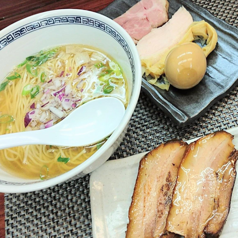 鯵塩ラーメン(麺や 睡蓮)