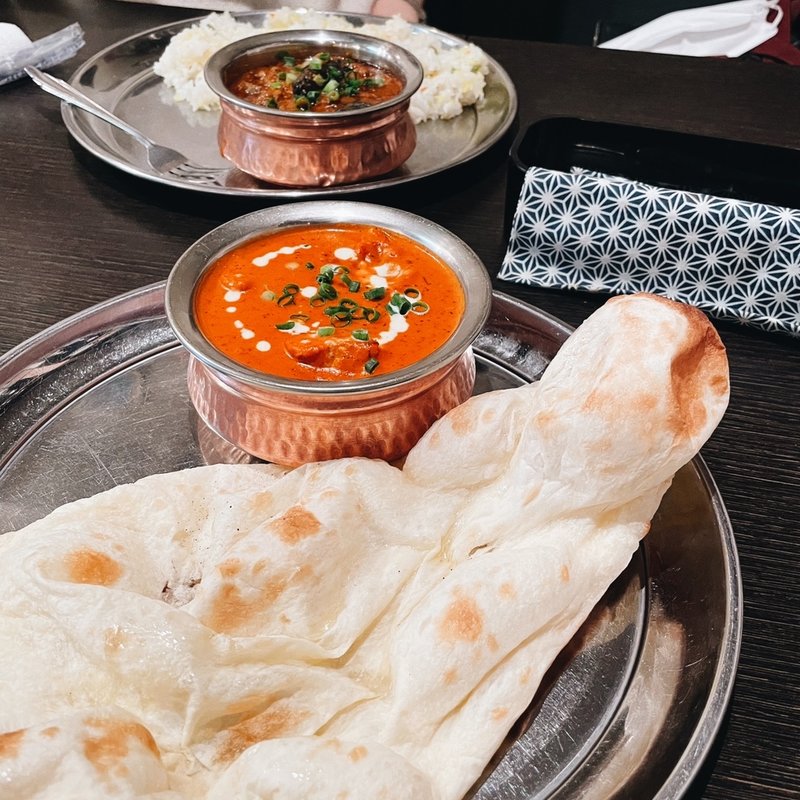 バターチキンカレーセット(インド料理 スーリヤ 東麻布本店 )