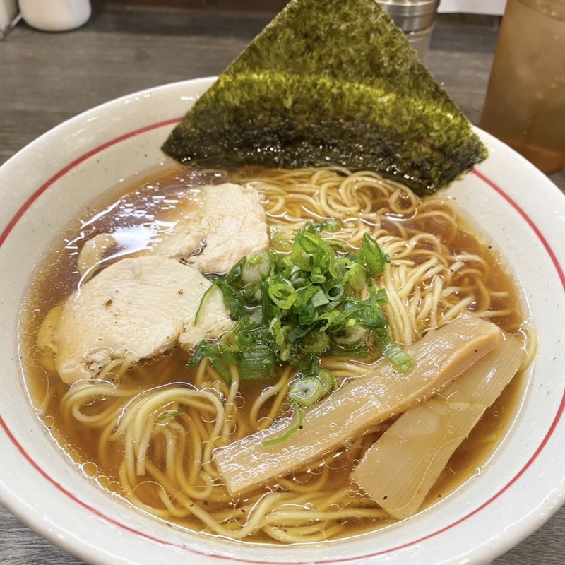 鴨だし醤油ラーメン(らーめん 時の五六)