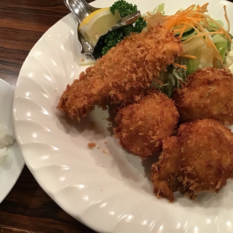 鯛と帆立のミックスフライ(キッチン チェック)