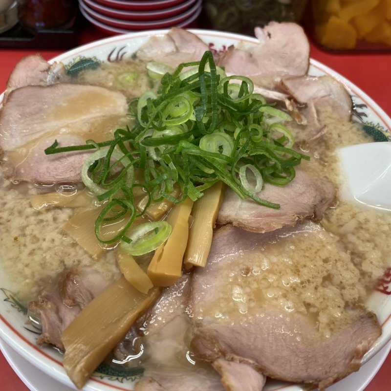コク旨肉入りラーメン(京都北白川ラーメン魁力屋 五反田店)