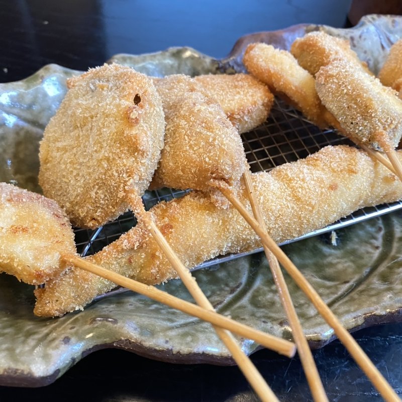串揚げランチ(とんかつ串揚げ 優膳)