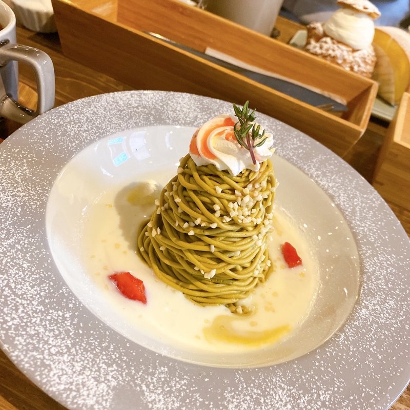 ピスタチオの10分モンブラン(CHOCOLATORY KYOTO KEIZO)