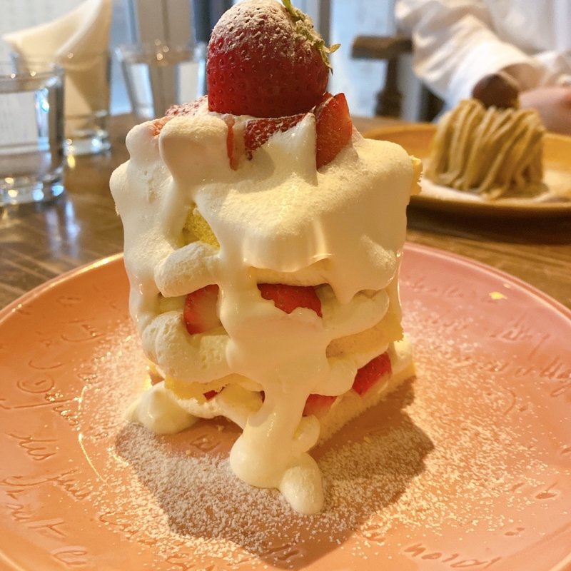 わがままショートケーキ　ドリンクセット(CHOCOLATORY KYOTO KEIZO)