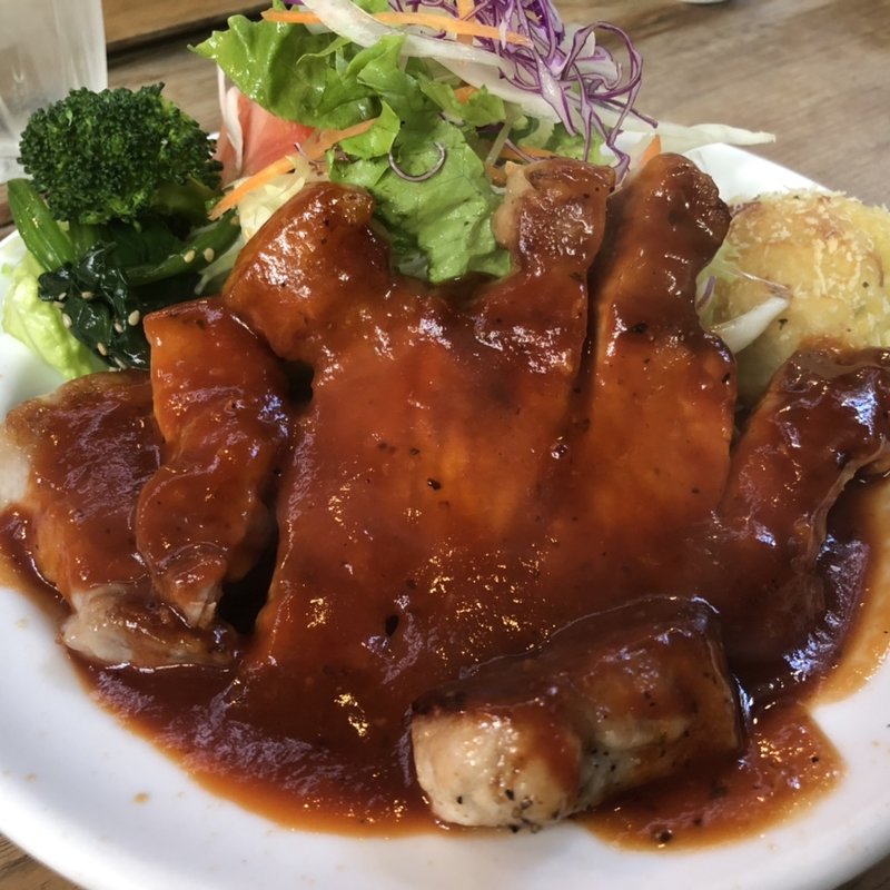 ポークチャップ(洋食の朝日 （ヨウショクノアサヒ）)