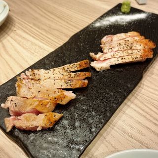 芳寿豚のロース炙り焼き 山葵で(ふぐぶた酒場)