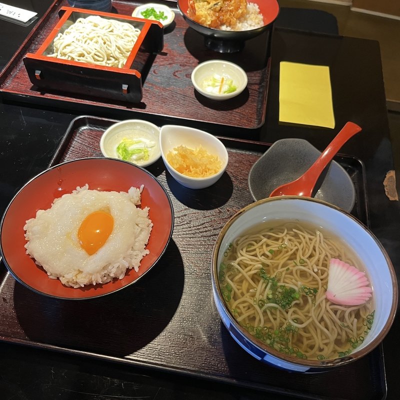 得々セット(そば処 さらしな)