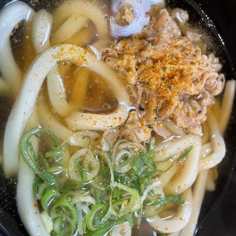 肉うどん(手打ちうどん がんちゃん)