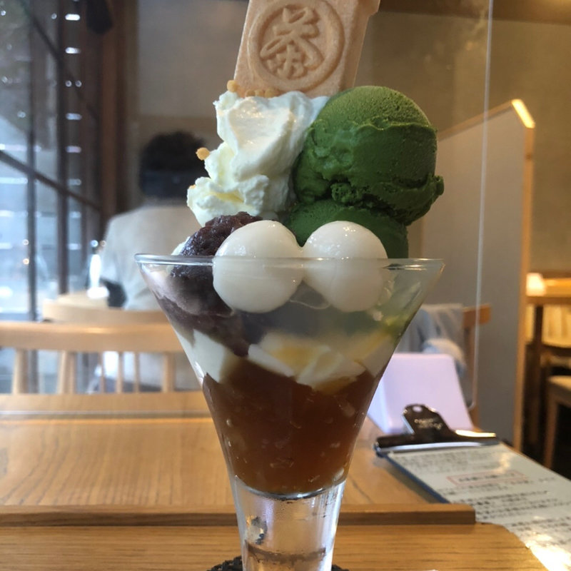 特選抹茶パフェ(茶寮 つぼ市製茶本舗 堺本館)