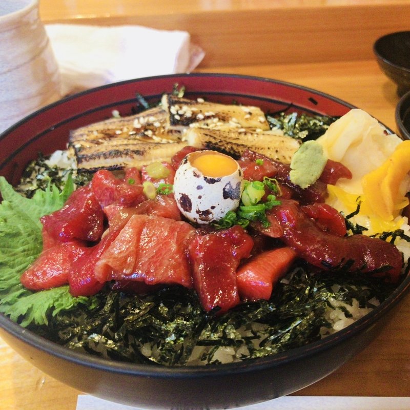 漬けマグロ穴子丼(鮨 よし喜 )