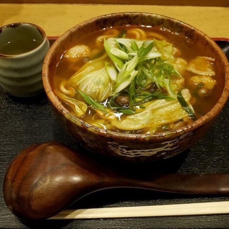もつチゲうどん(うどん 千代)