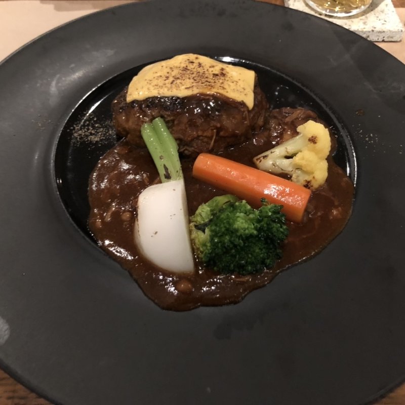 黒毛和牛 栃木夢ポーク 合挽きハンバーグ(ギャラリーカフェ カンタン)