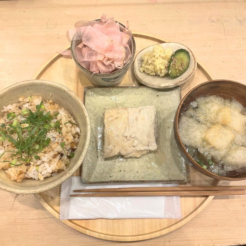 元祖だしまきたまご定食(かつお食堂)